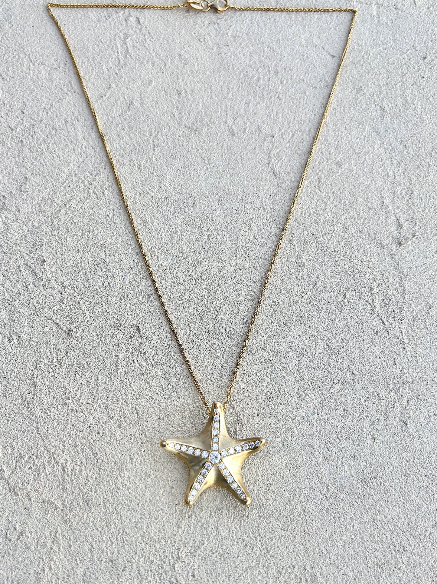 14K Gold Sea Star Necklaces Michiko Inventory