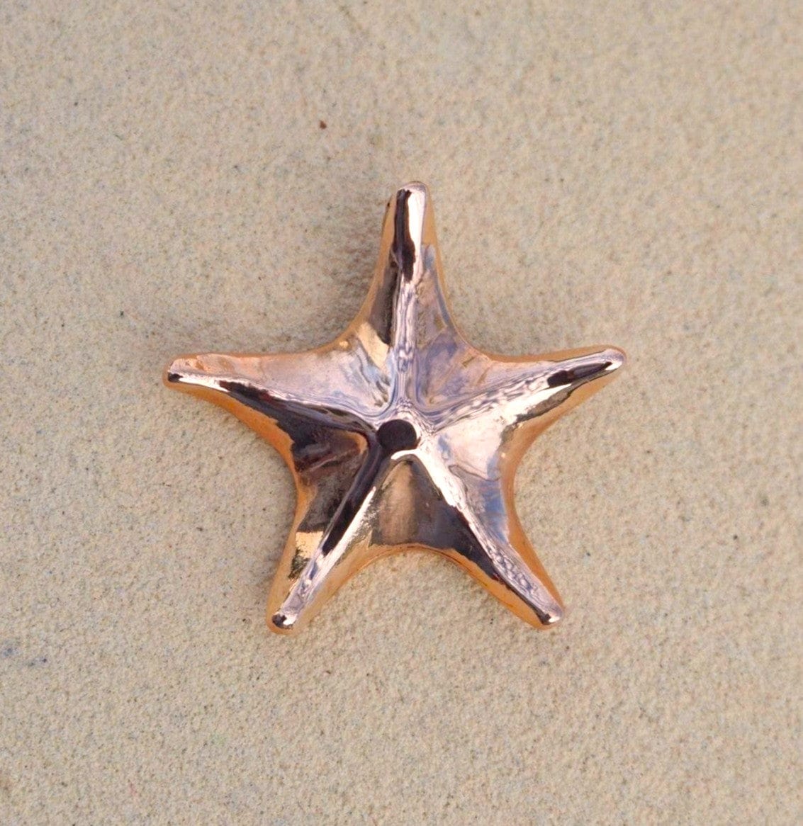 14K Gold Sea Star Pendants with Diamonds Michiko Inventory 14K Rose Gold : Medium Sea Star (NO DIAMOND)