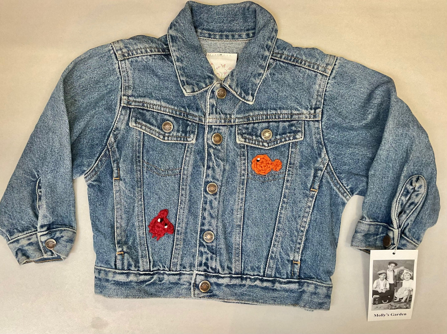 Blue Denim Toddler Jackets K Hawthorne Consignment 3T : Oversized sleeves