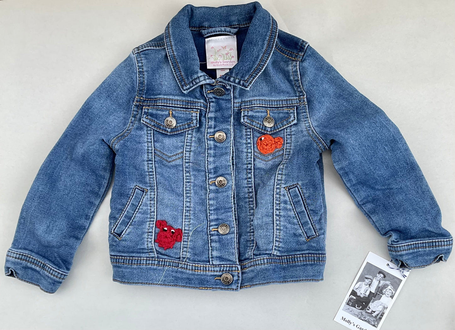Blue Denim Toddler Jackets K Hawthorne Consignment 3T : Unisex Denim