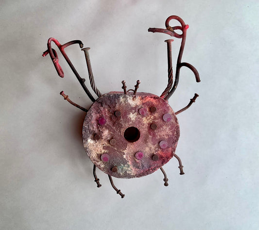 Buoy "Crabs" Folk Wall Art Rodrigo Consignment Purple Crab