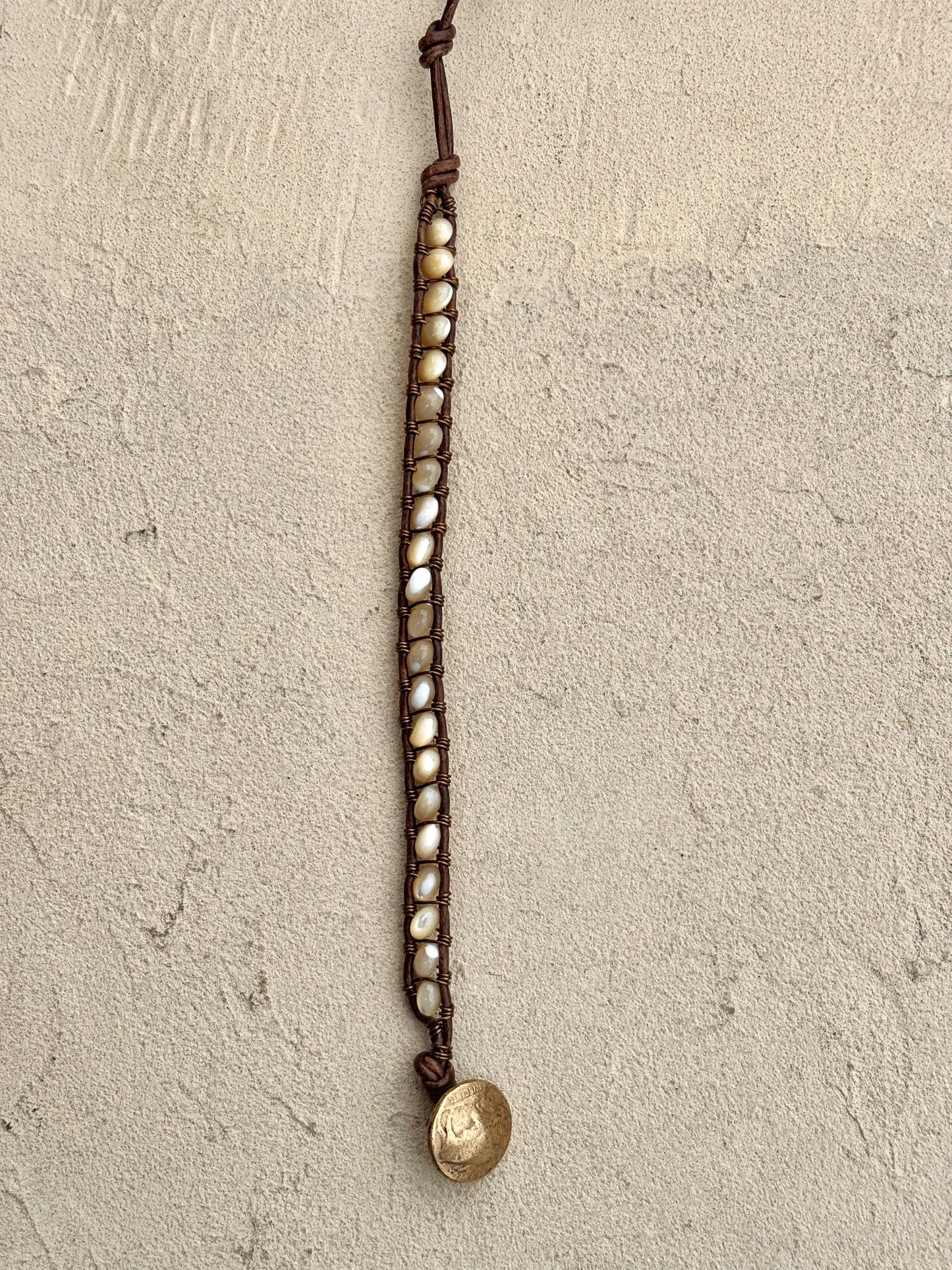 "California Kelp" Bracelet Collection Heidi Duran Inventory Mother of Pearl