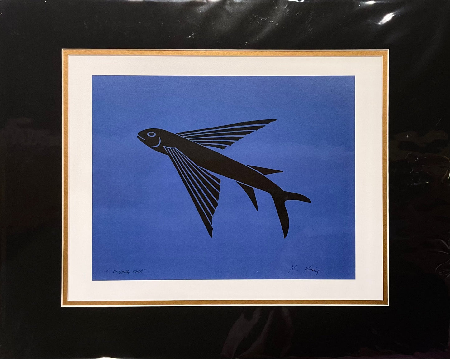 Catalina Fish Prints - Afishinados by Karen Afishinados Consignment 16" x 20" FLYING FISH