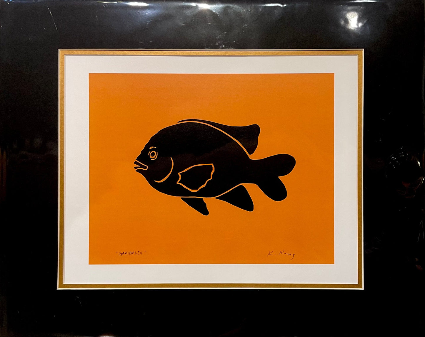 Catalina Fish Prints - Afishinados by Karen Afishinados Consignment 16" x 20" GARIBALDi