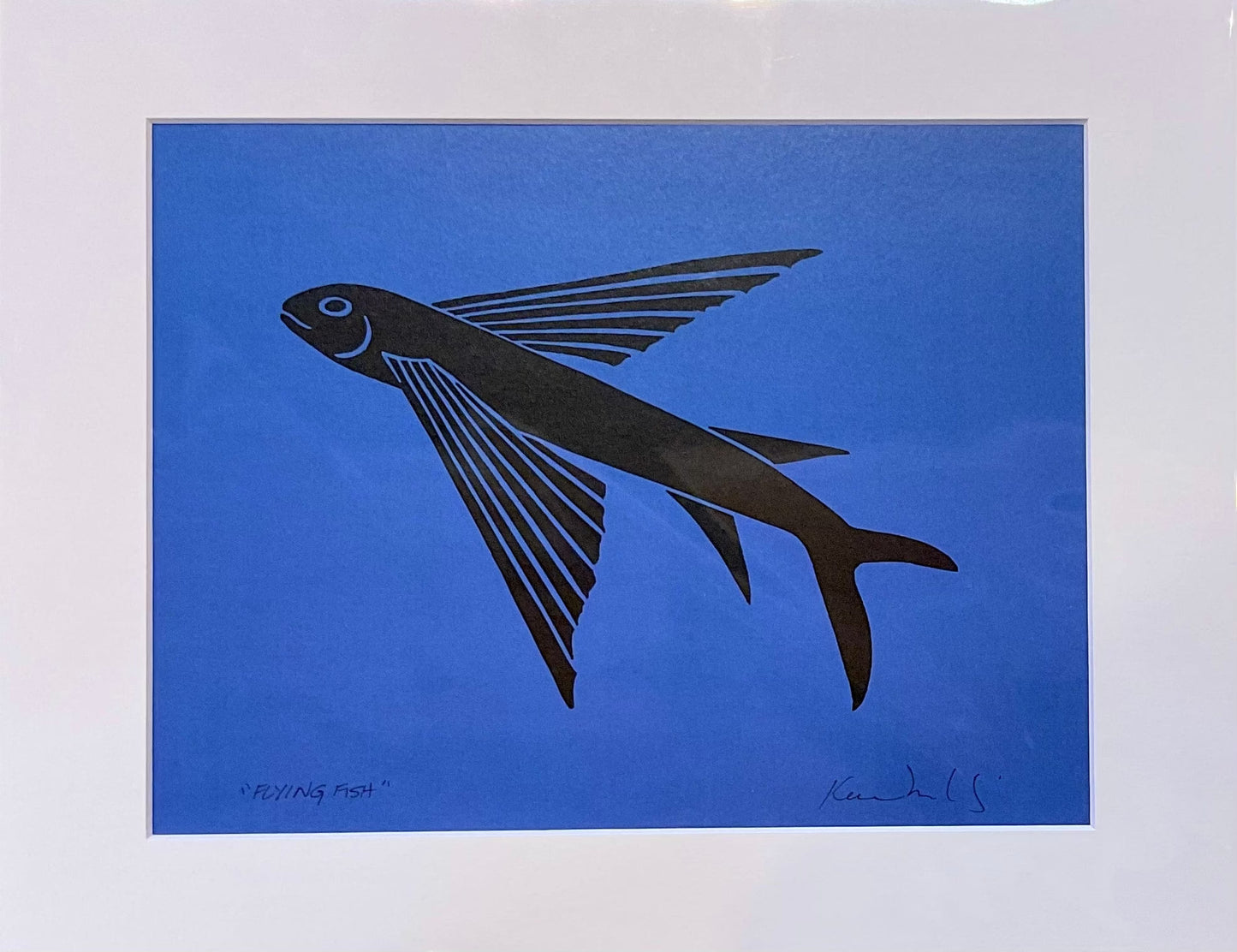 Catalina Fish Prints - Afishinados by Karen Afishinados Consignment FLYING FISH