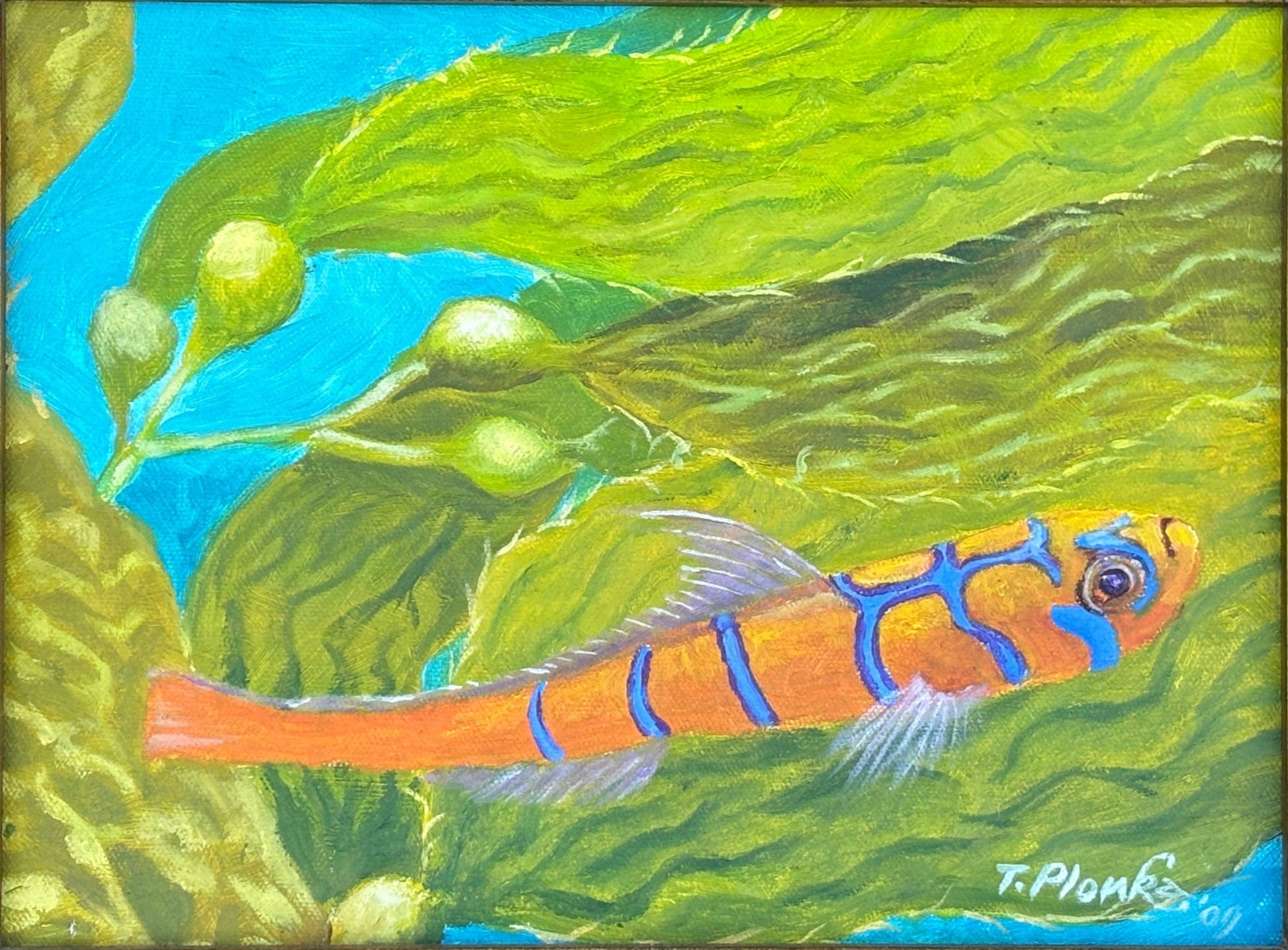 "Catalina Gobi" Original Oil Painting Tom Plonka Consignment