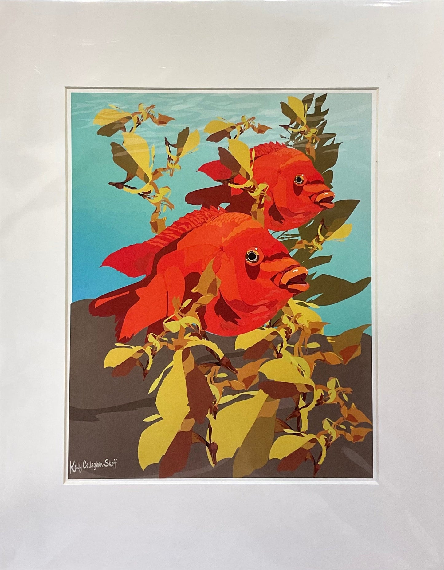 Catalina Inspired Prints by Kelly K Callihan Consignment Bull Garibaldis