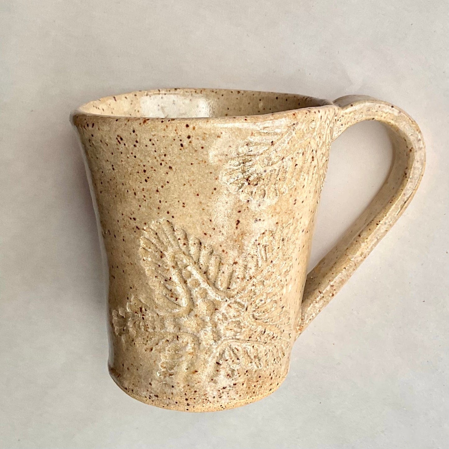 Ceramic Sea Star Mugs Heidi Duran Consignment Speckled Caramel