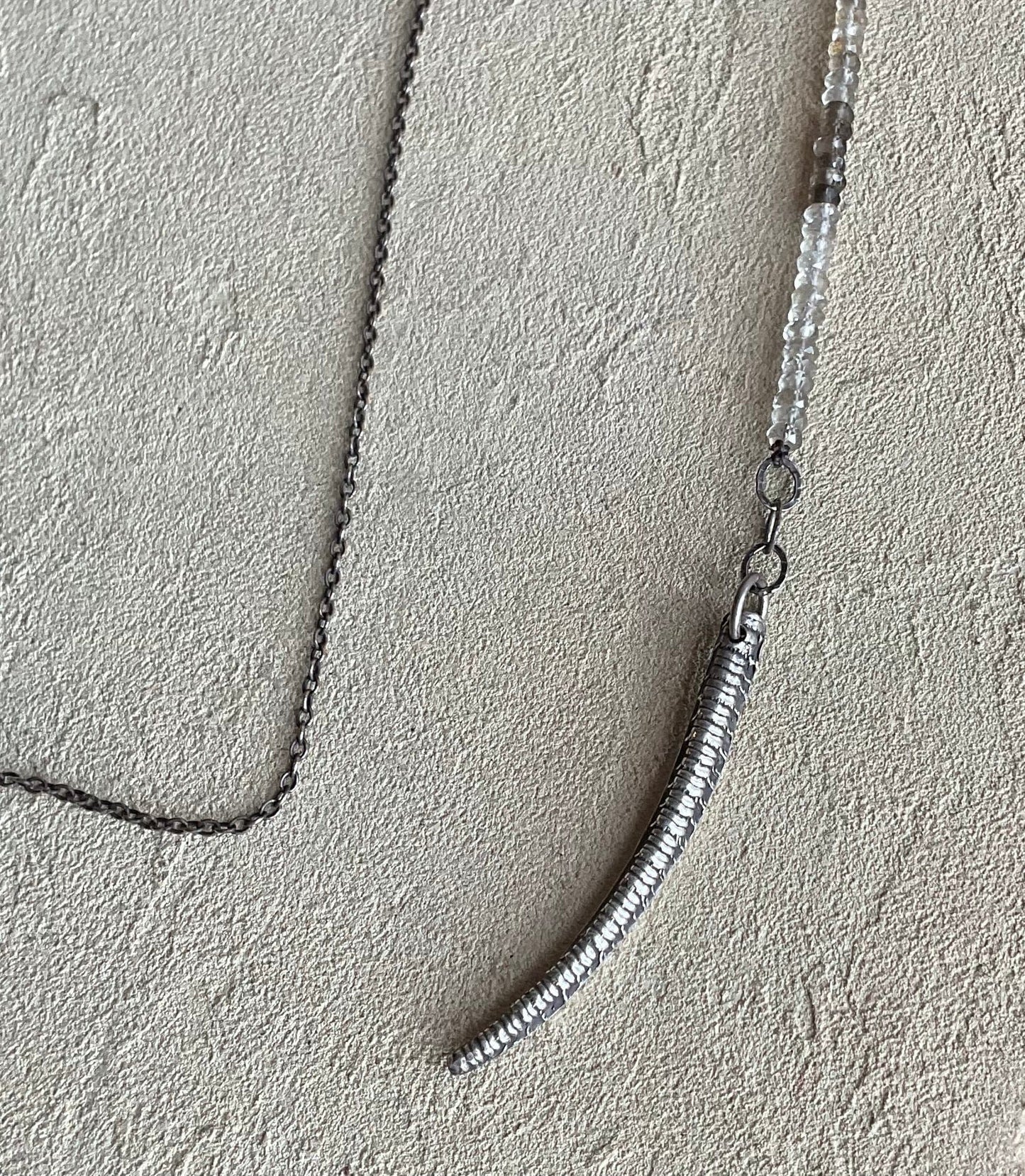 Fine Silver Lobster Spine Necklace Heidi Duran Inventory