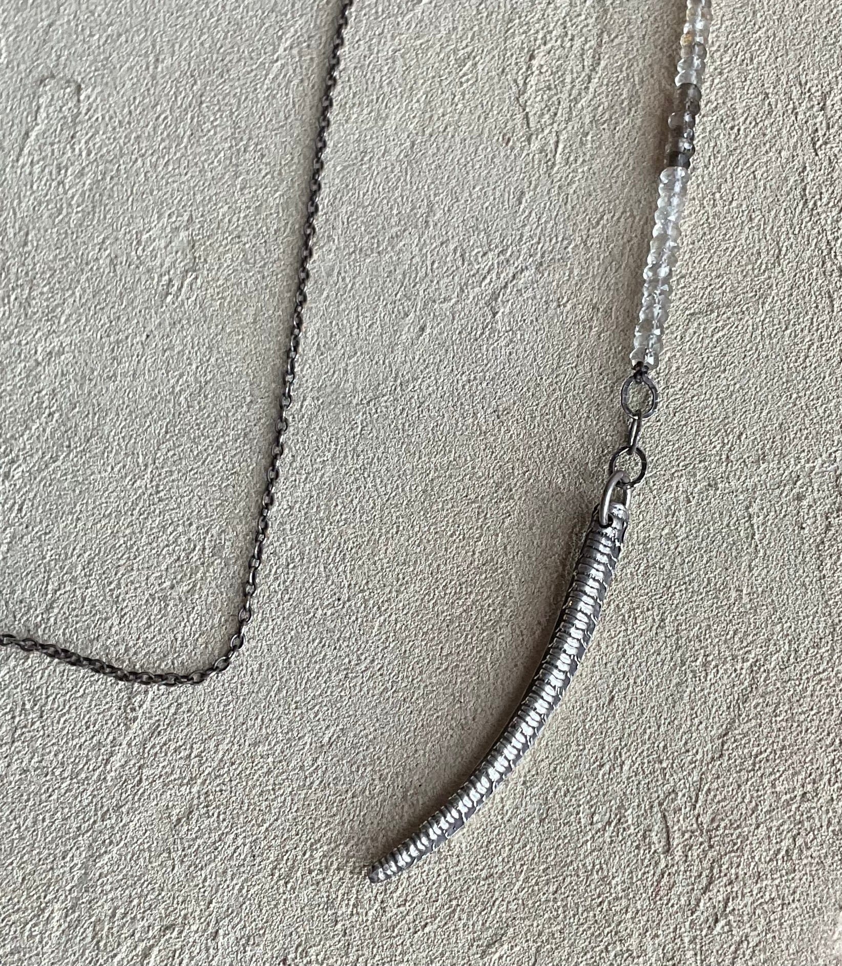 Fine Silver Lobster Spine Necklace Heidi Duran Inventory