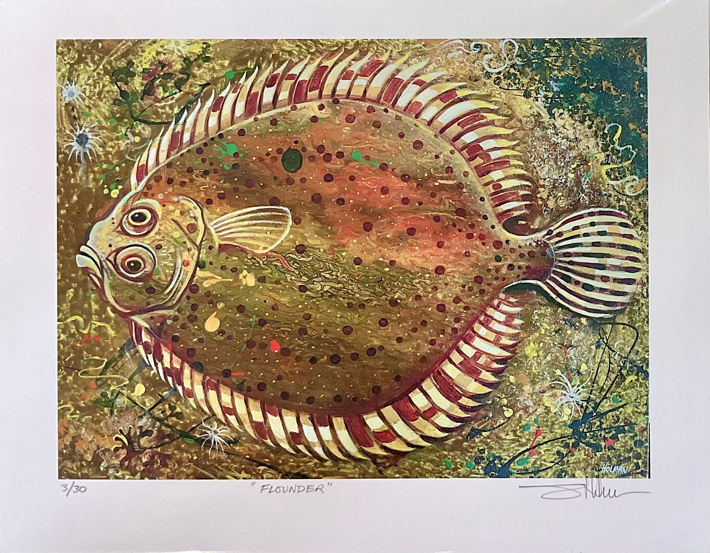 "Flounder" Giclee Print Stephen Holman Consignment