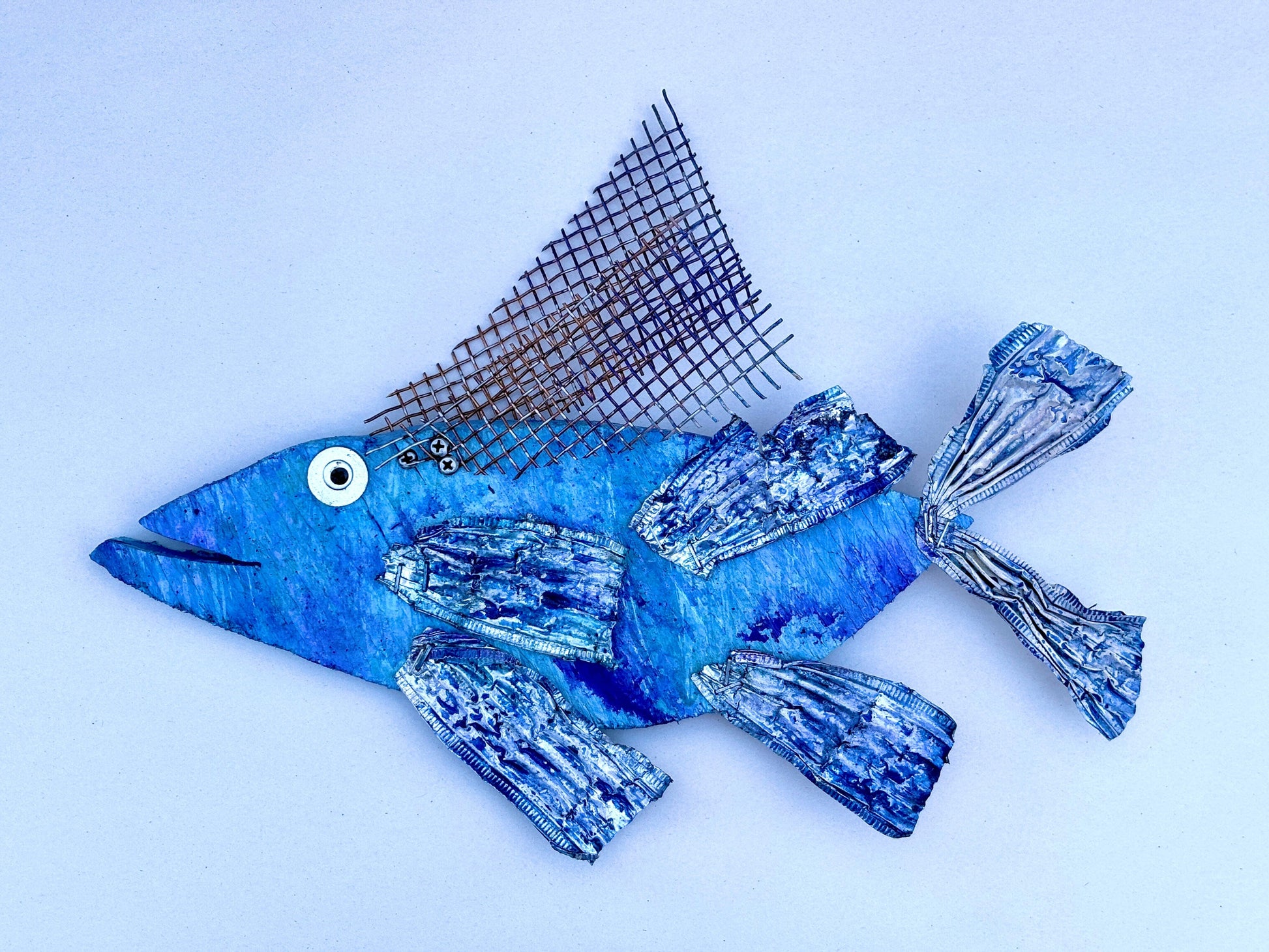 "Flying Fish" Eco-Folk Art by Rodrigo Rodrigo Consignment Design 1