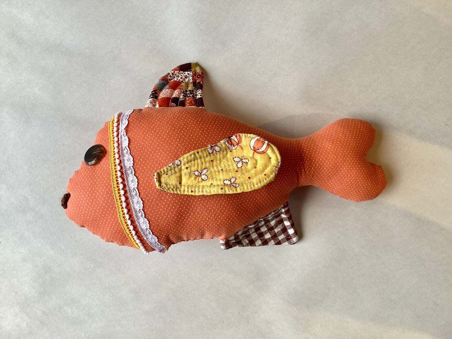 Garibaldi Fish Pillows K Hawthorne Consignment Polka dot with yellow fins