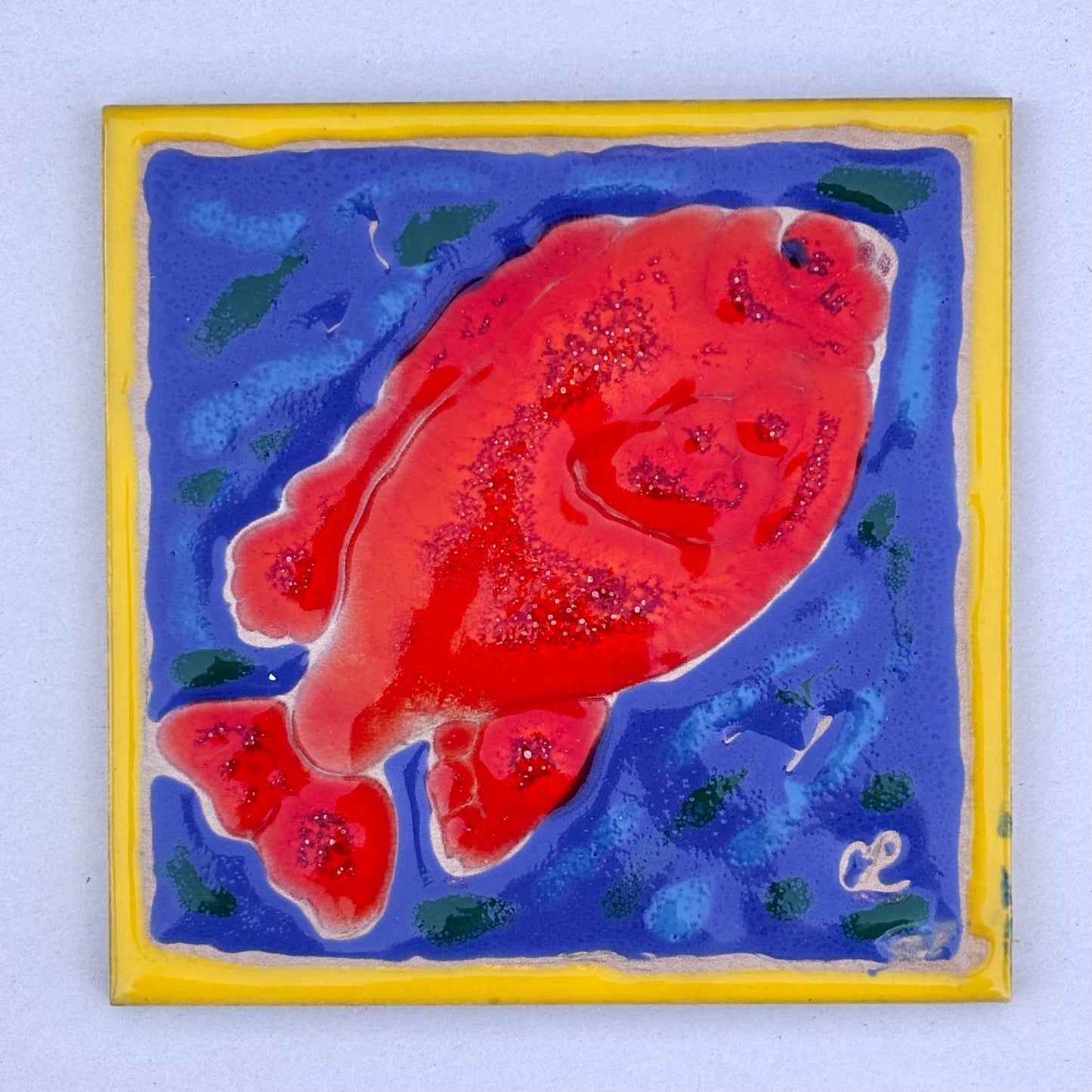 "Garibaldi" Tile 5" X 5" Chris R Inventory