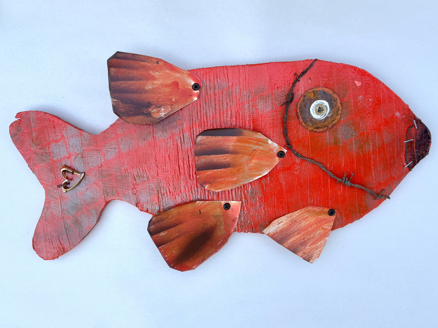 Garibaldis Eco-Folk Art Rodrigo Consignment Facing Right w/scale pattern