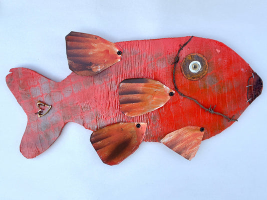Garibaldis Eco-Folk Art Rodrigo Consignment Facing Right w/scale pattern