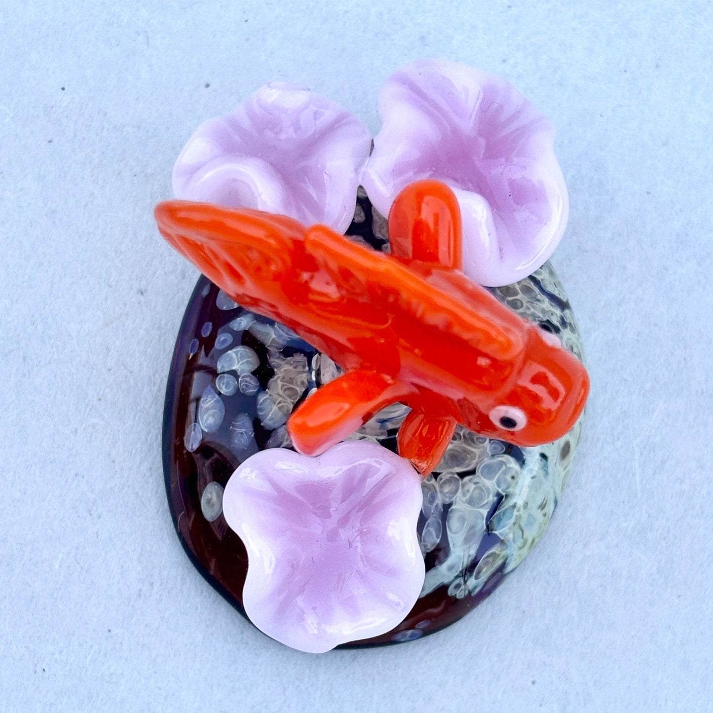 Hand Blown Glass Garibaldi Lampwork M. Hawthorne Consignment