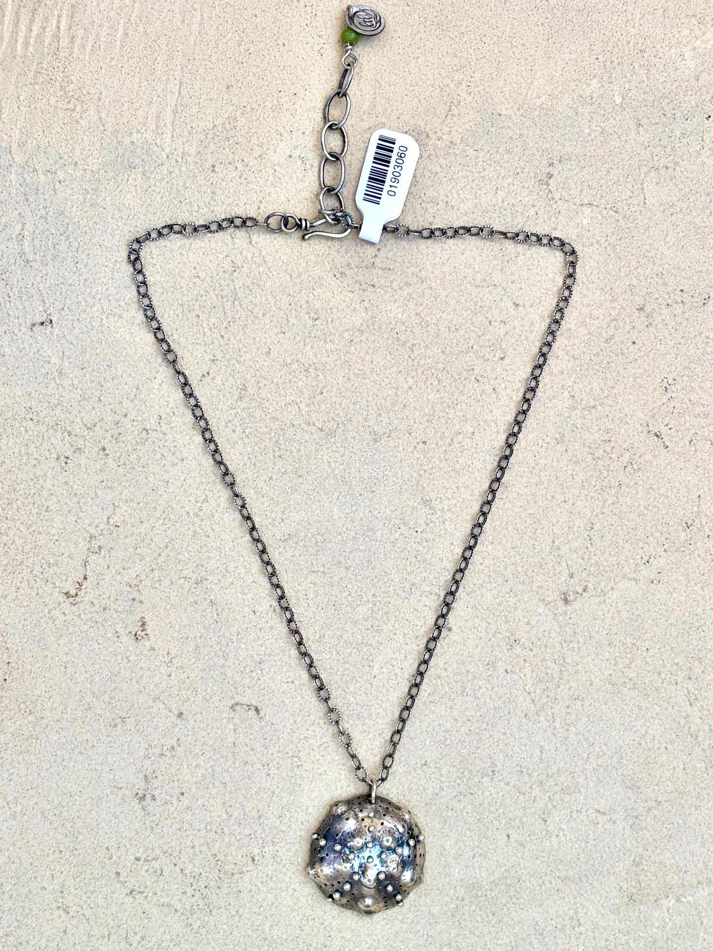 Knobby Sea Urchin Sterling Necklace J. Anderson LTL Inventory
