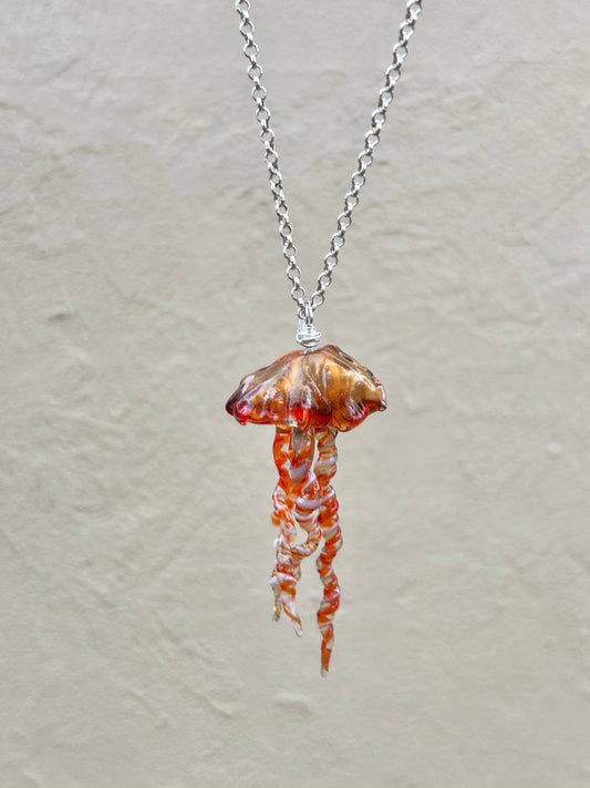 Lamp work Jellyfish Pendant Mariah A. Conner Consignment