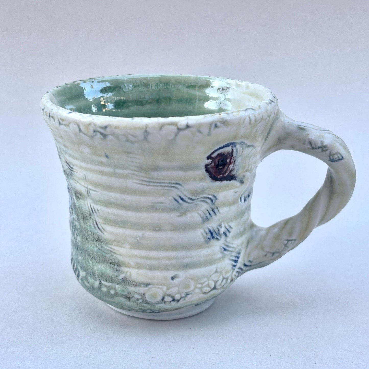 "Leaping Fish " Porcelain Mugs Juls Inventory Design 2