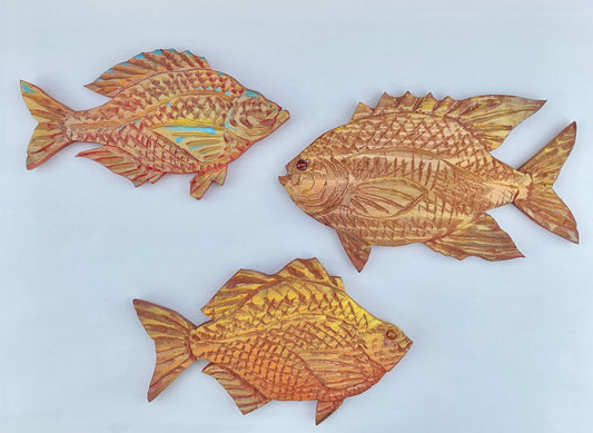 Medium/Large Wooden Fish by Daniel Daniel Floyd Inventory