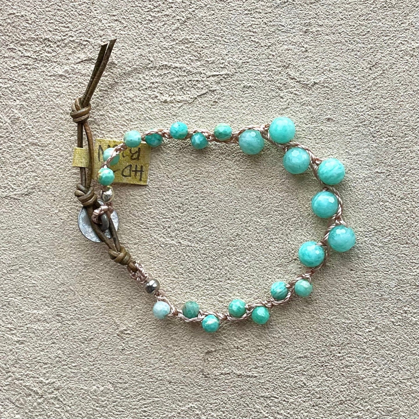 "Ocean Bubbles" Bracelets Heidi Duran Inventory Amazonite
