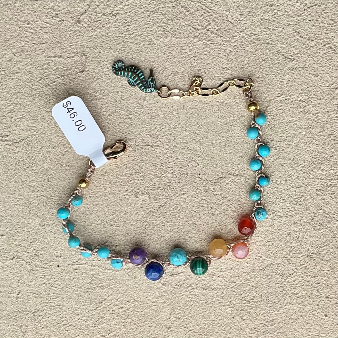 "Ocean Bubbles" Bracelets Heidi Duran Inventory "Chakra" Turquoise