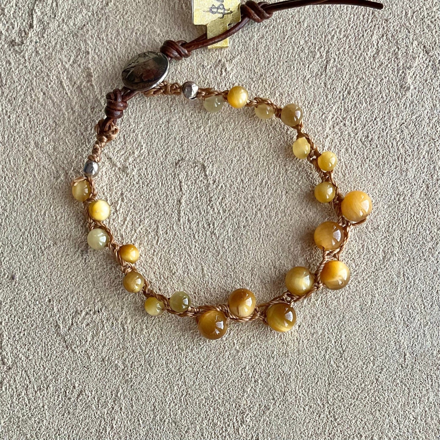 "Ocean Bubbles" Bracelets Heidi Duran Inventory Gold Tigers Eye