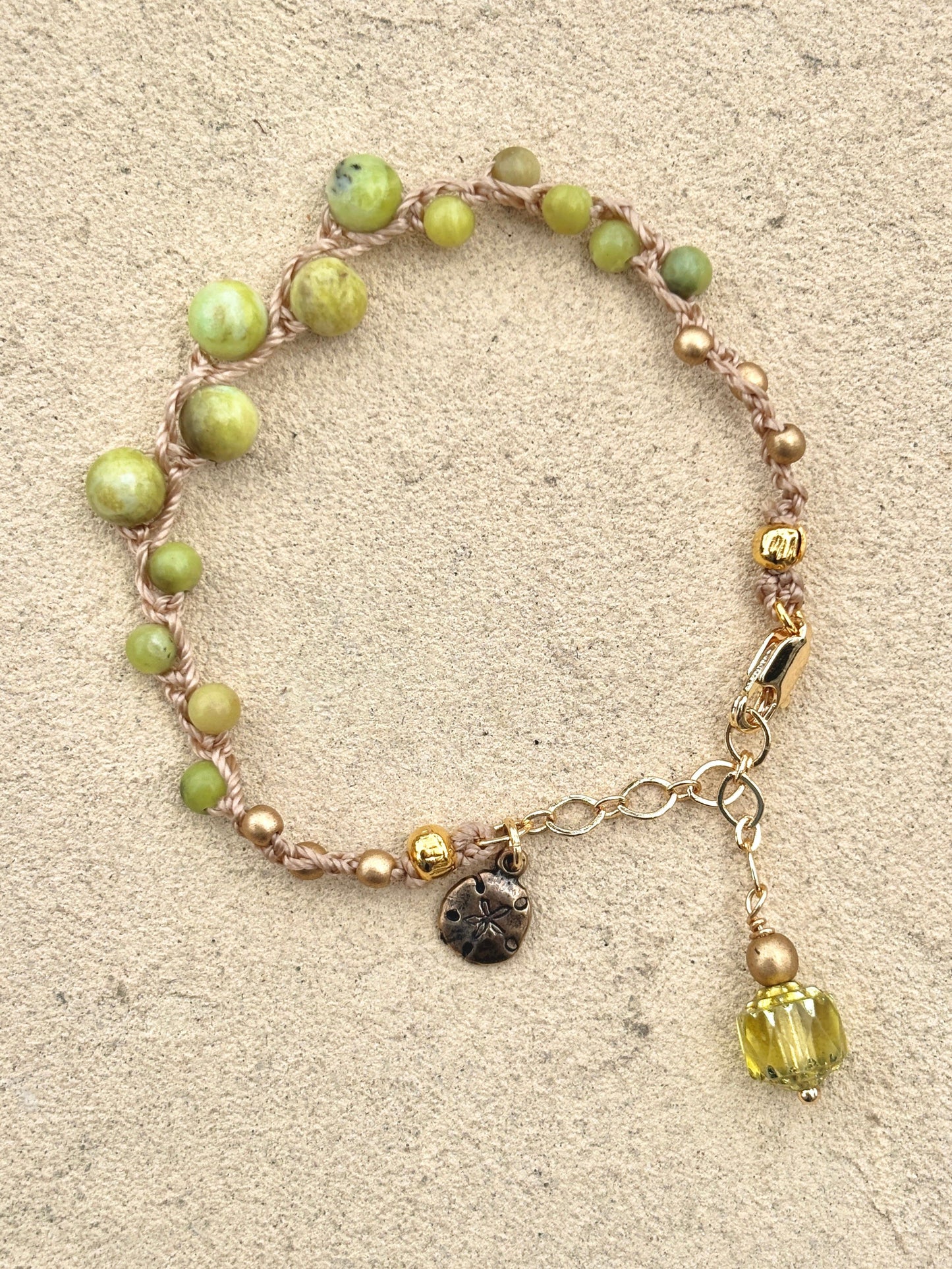 "Ocean Bubbles" Bracelets Heidi Duran Inventory Peridot