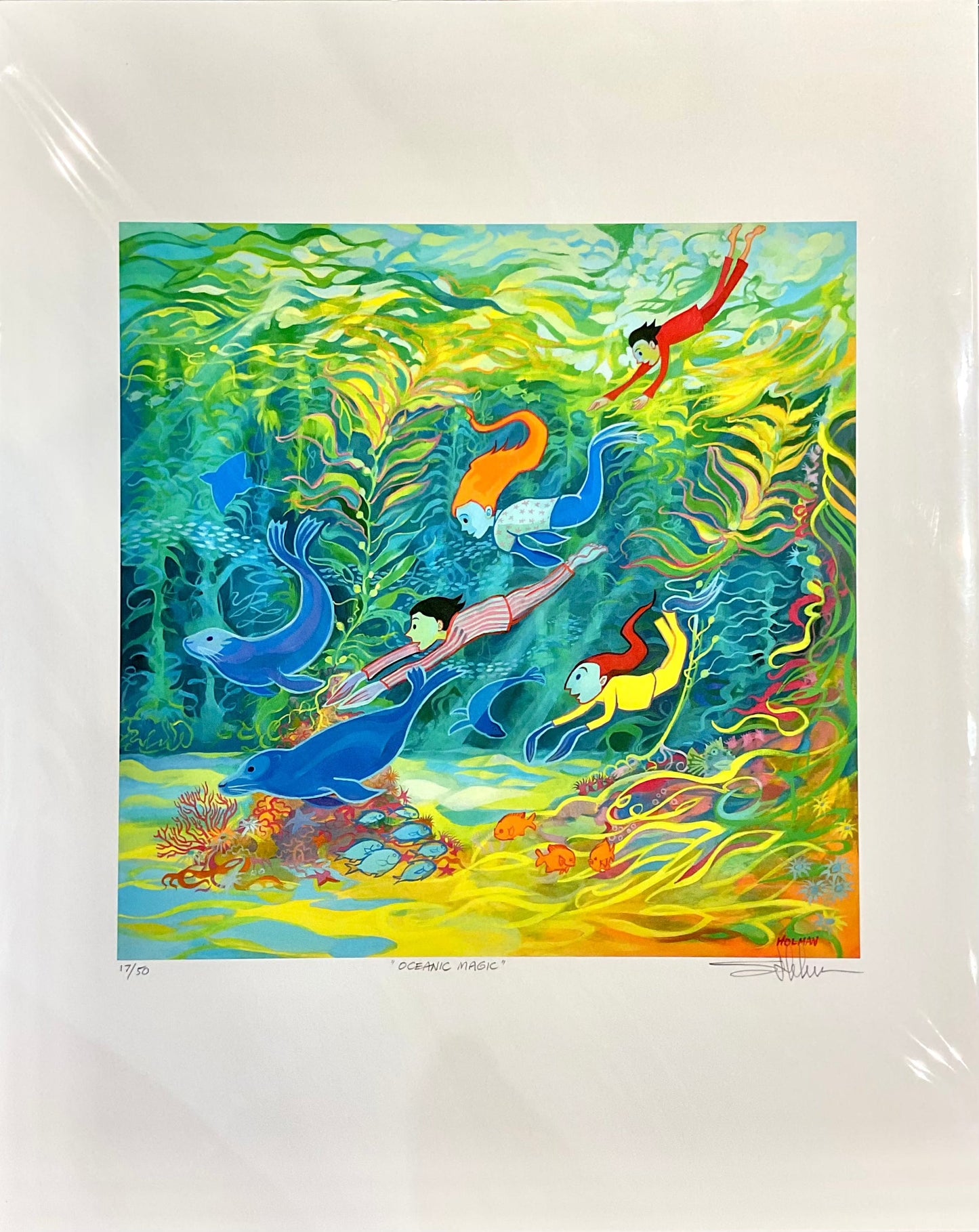 "Oceanic Magic" Giclee Print Stephen Holman Consignment