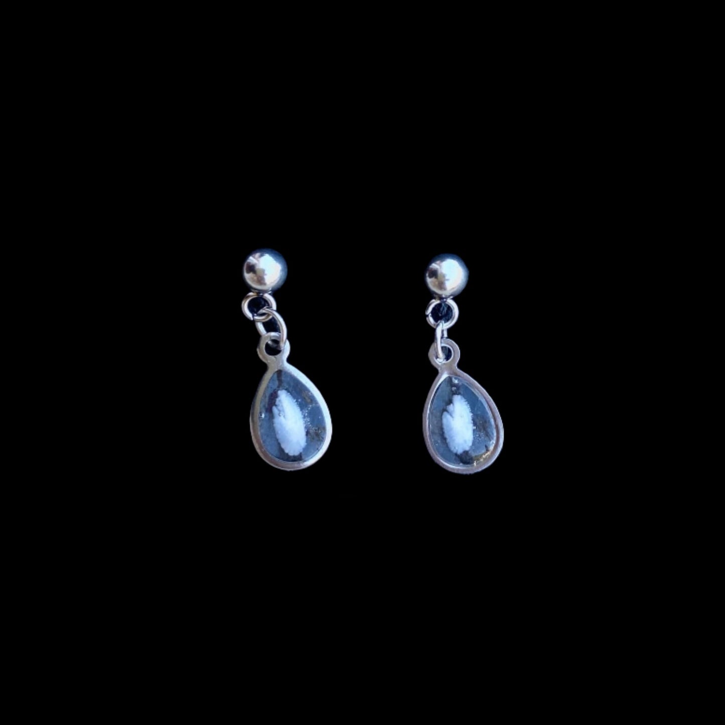 Otolith Drop Earrings Magdalena Consignment Silver Drop