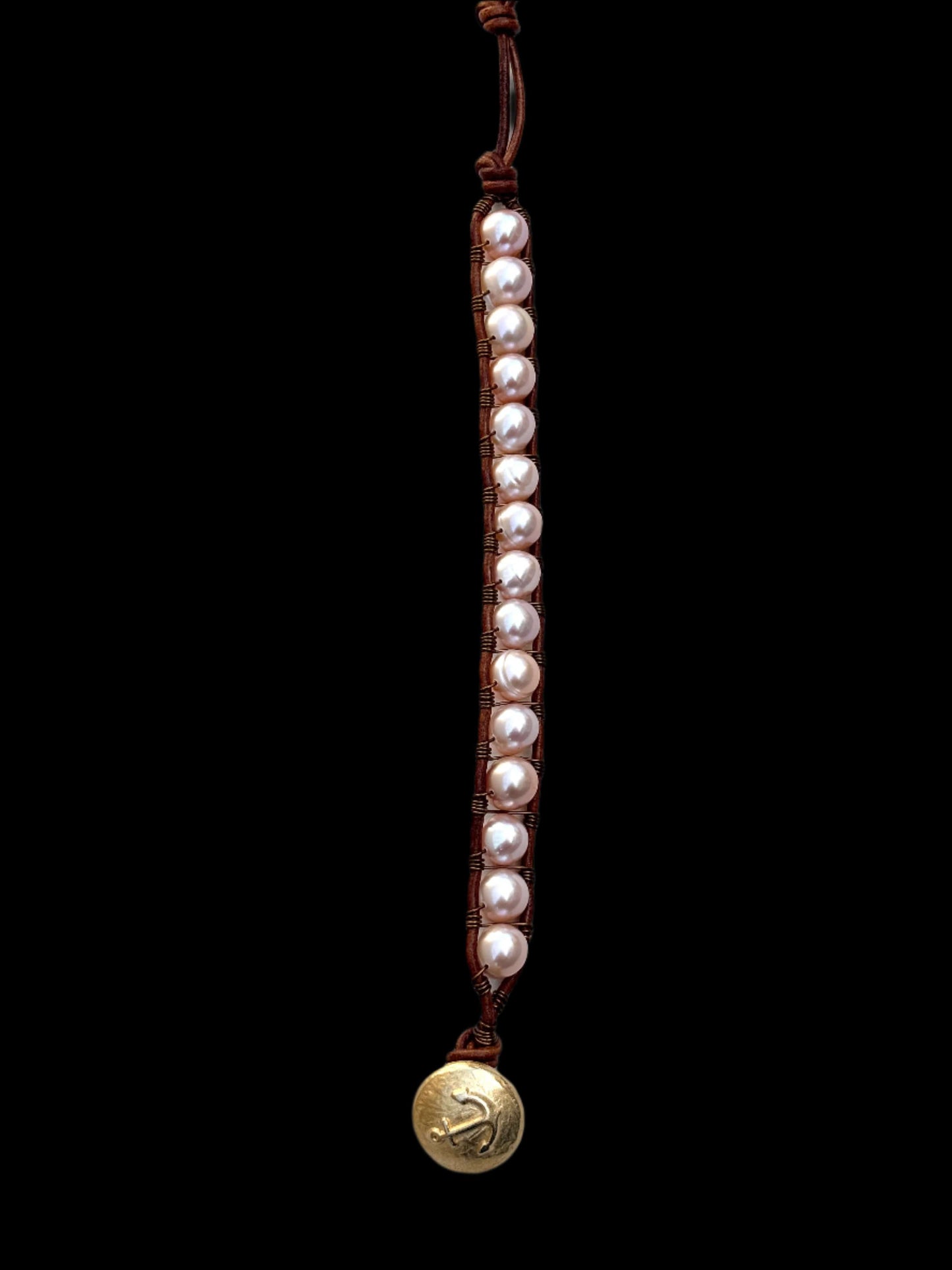 "Pearl: Treasure of the Sea" Bracelets Heidi Duran Inventory Large Pink Pearls