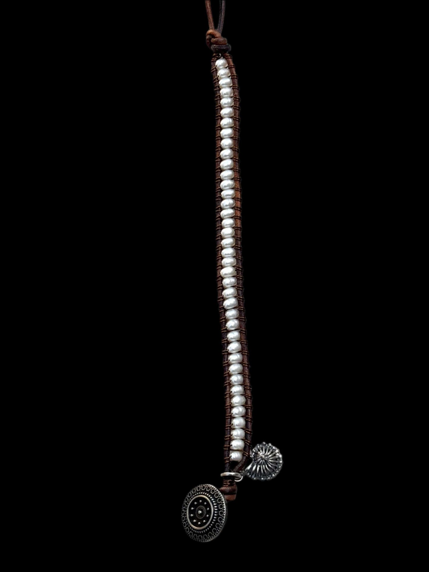 "Pearl: Treasure of the Sea" Bracelets Heidi Duran Inventory Tiny White Pearls