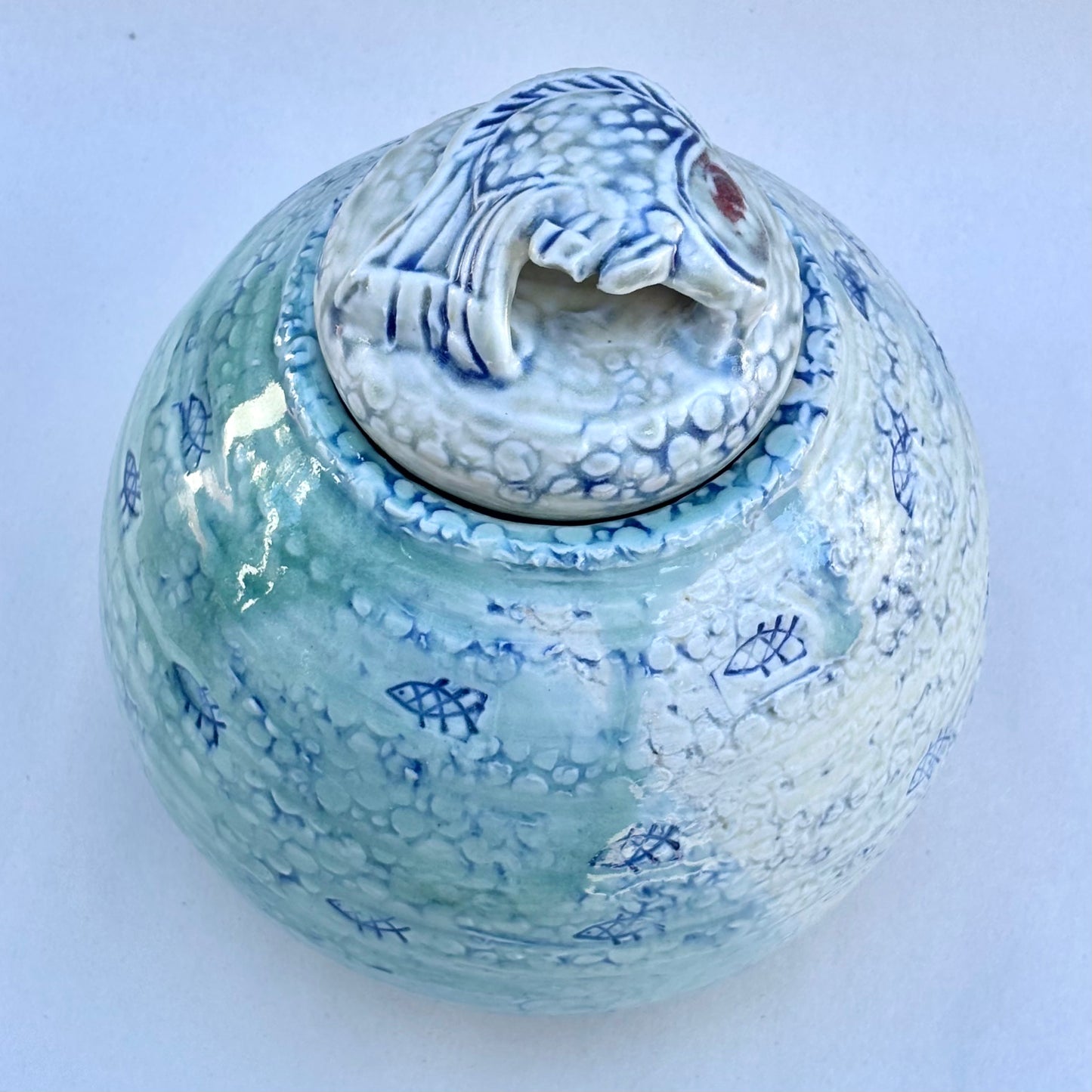 Porcelain Pisces Jars Juls Inventory