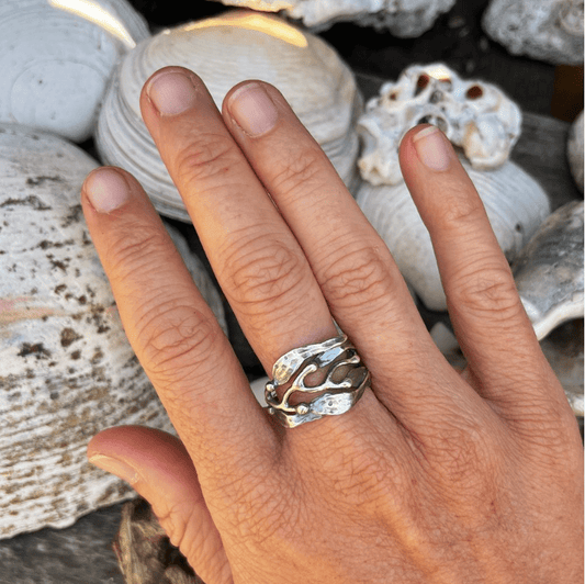 Sterling Mini Kelp Ring J. Anderson LTL Inventory
