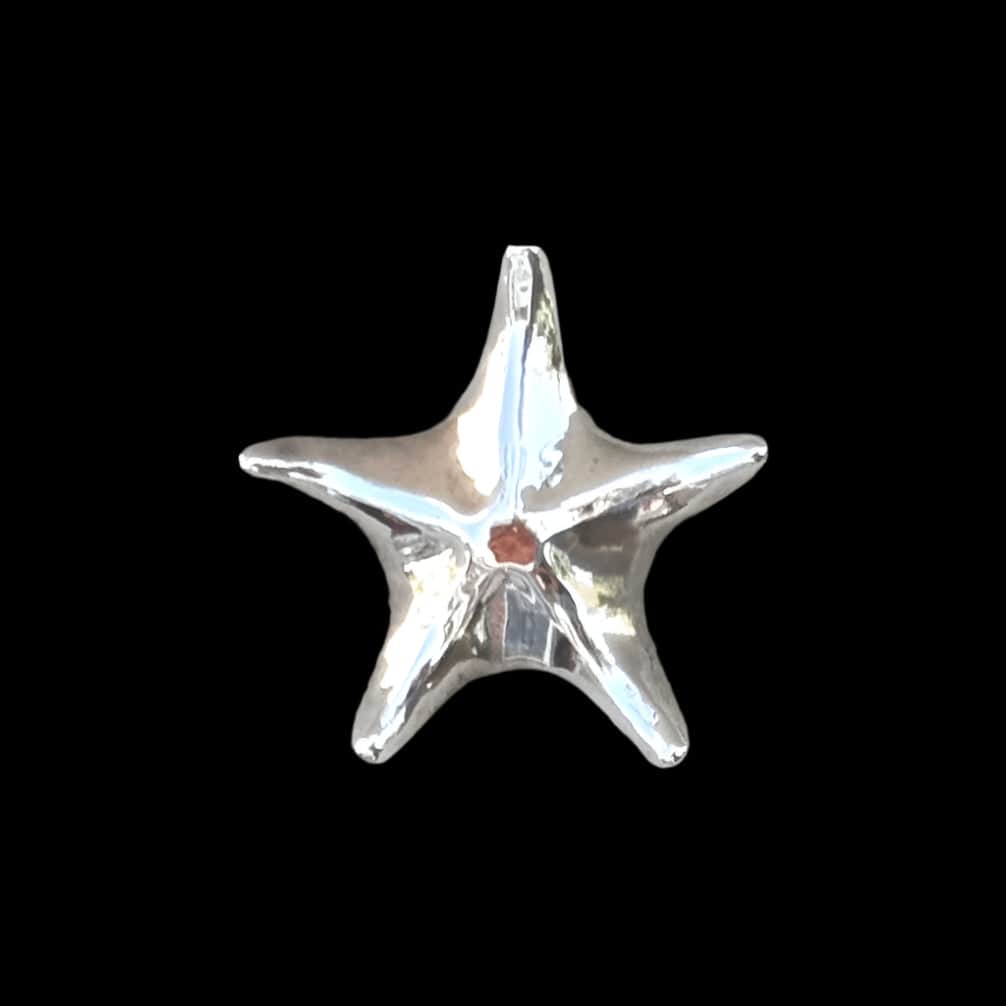Sterling Silver Starfish Pendant Collection Michiko Inventory Medium: 7/8"