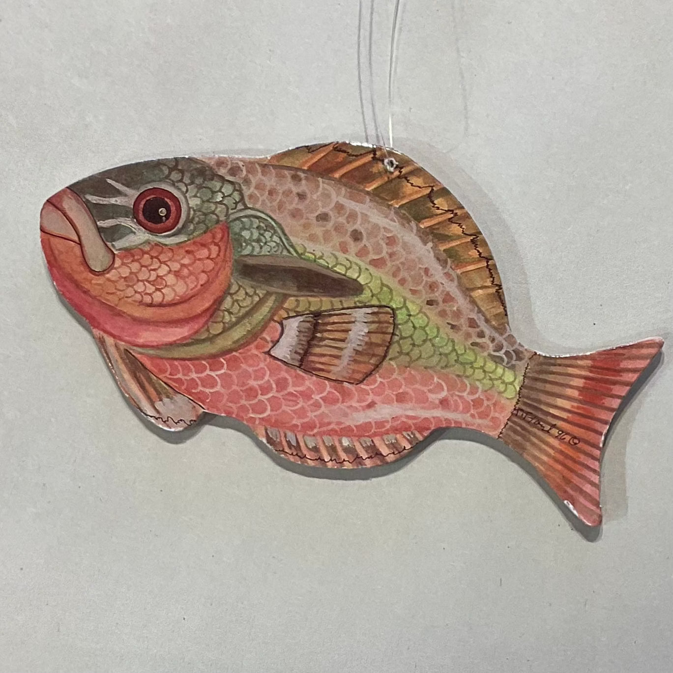 Wooden Fish Ornament Afishinados Afishinados Inventory