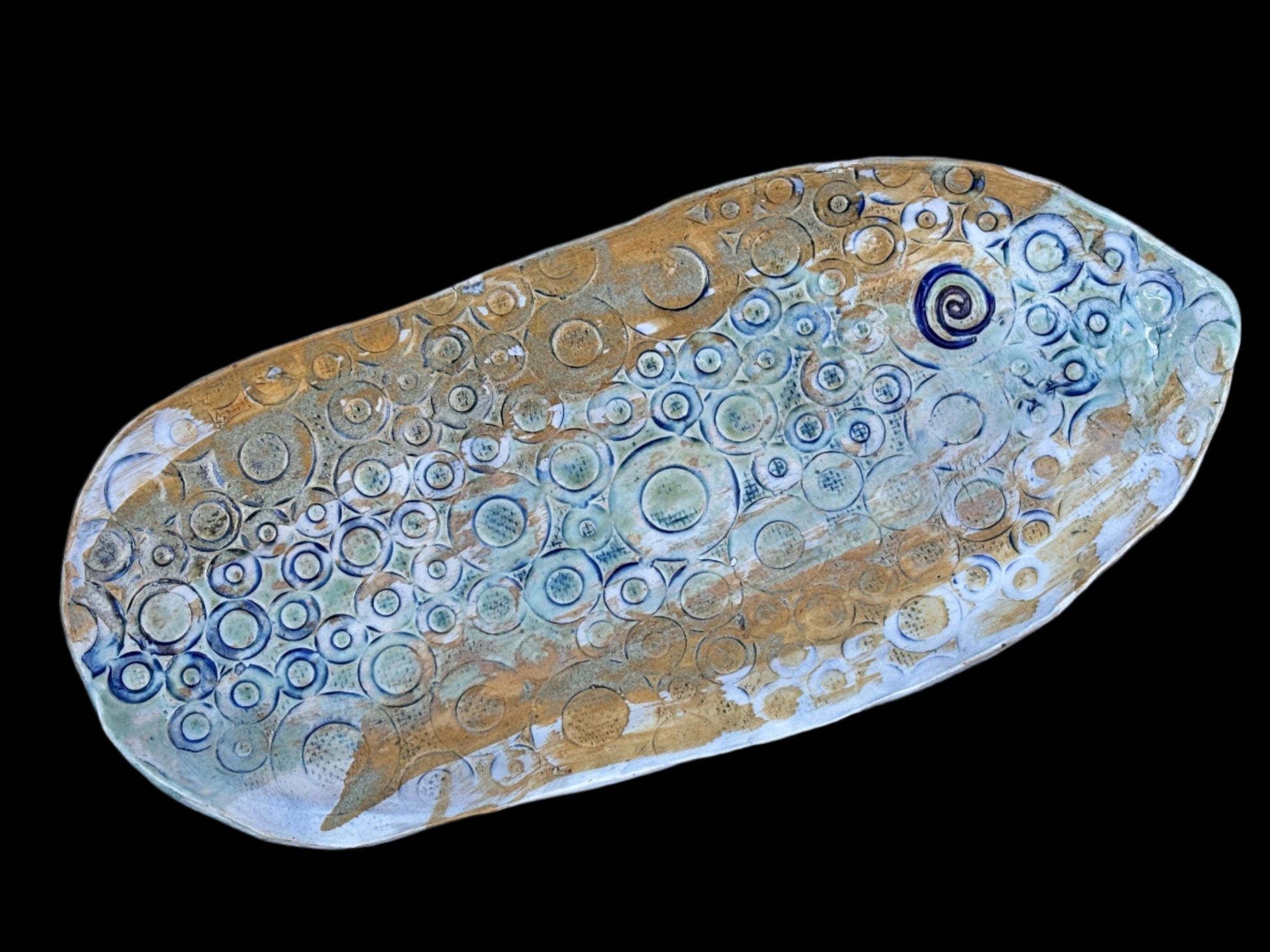 XL Patterned Fish Tray Juls Inventory