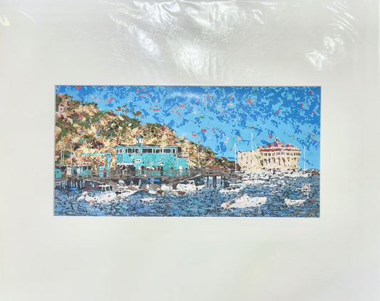 "Across the Bay" Giclee Print Ray Hart Consignment MATTED : 16" X 20"