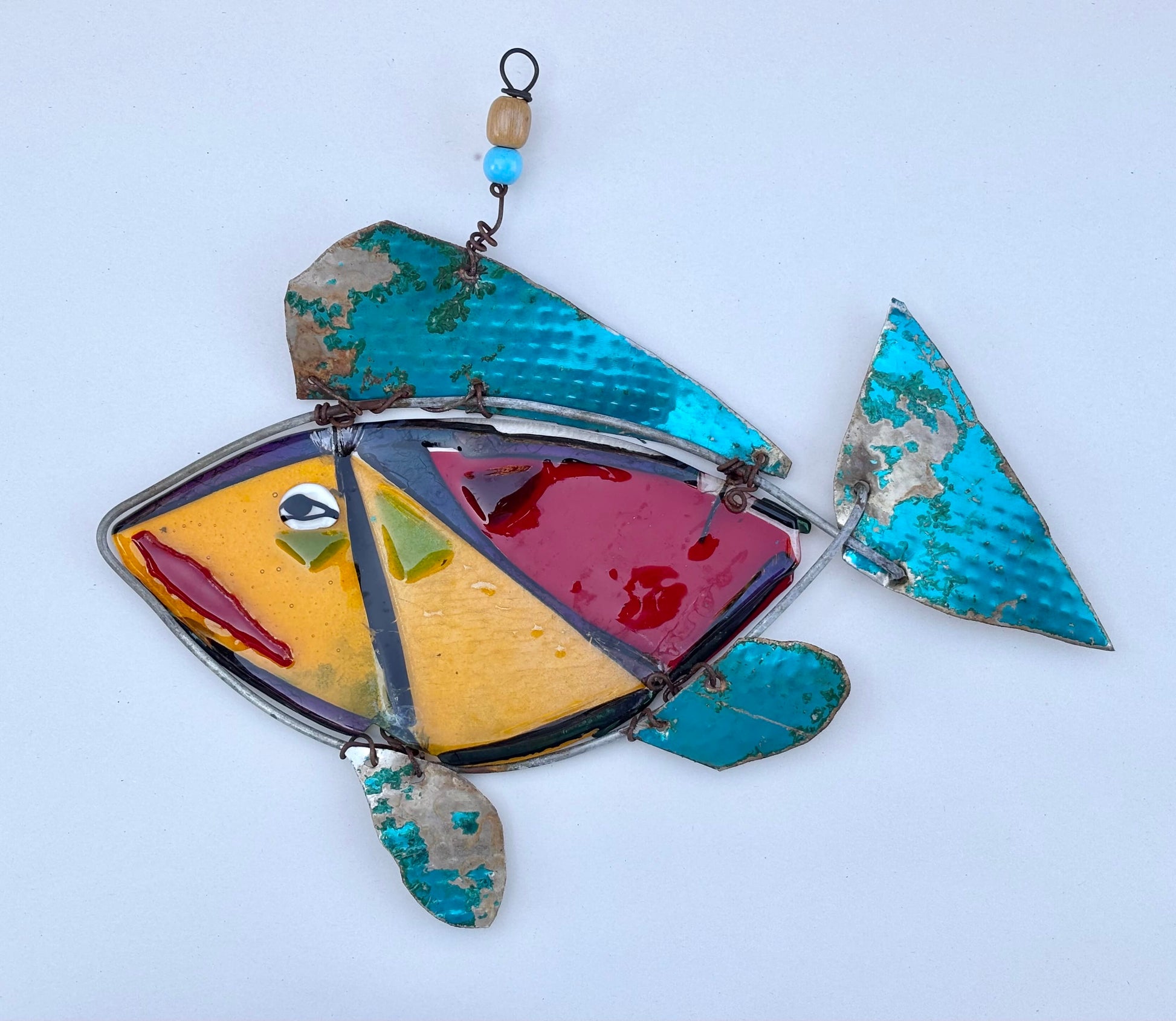 Aqua Fin Fat Fish Wired Glass Inventory