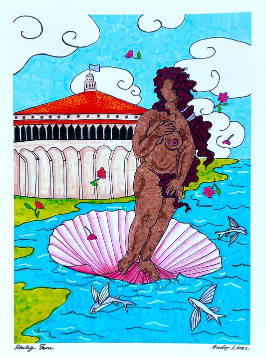 "Birth of Venus" Prints Andrea Forbush Consignment