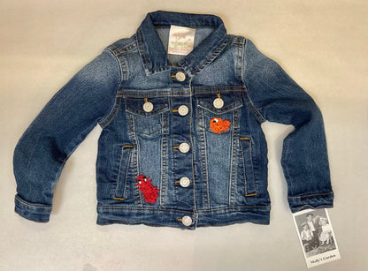 Blue Denim Toddler Jackets K Hawthorne Consignment 2T : Dark Blue