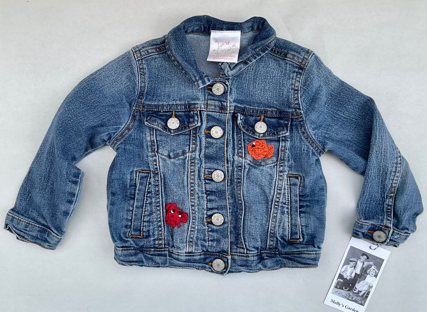 Blue Denim Toddler Jackets K Hawthorne Consignment 2T :Unisex Denim