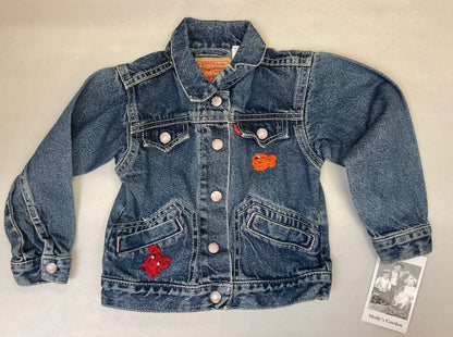 Blue Denim Toddler Jackets K Hawthorne Consignment 3T : Angled Pockets