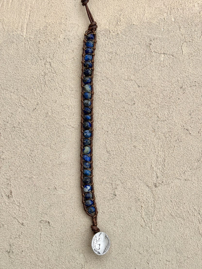 "Blue Seas" Bracelet Collection Heidi Duran Inventory Lapis (faceted)