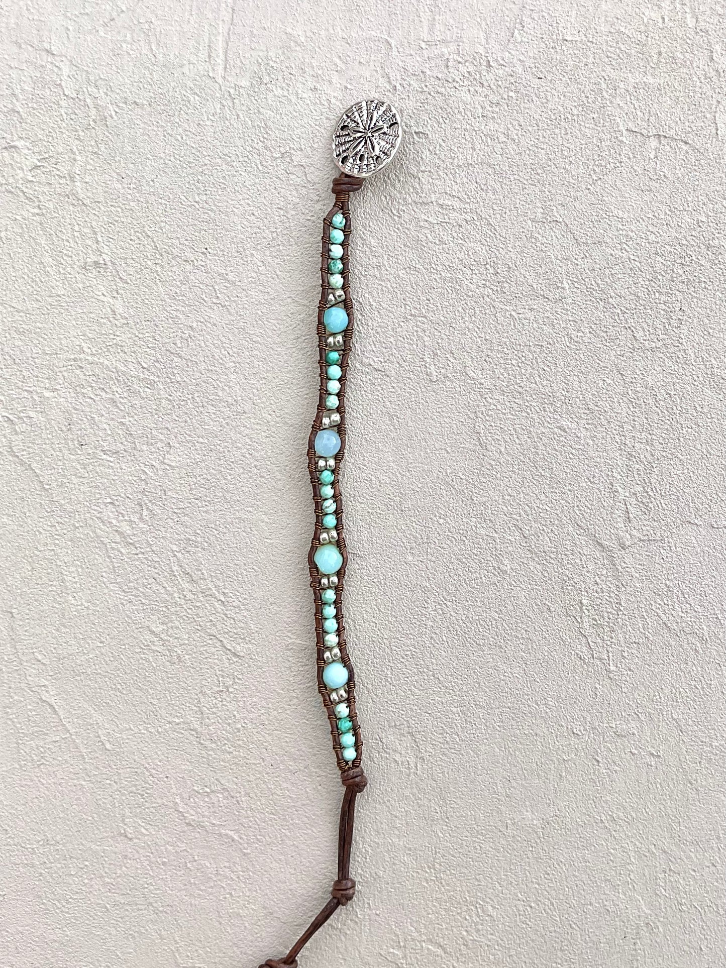 "Blue Seas" Bracelet Collection Heidi Duran Inventory Peruvian Opal and Amazonite