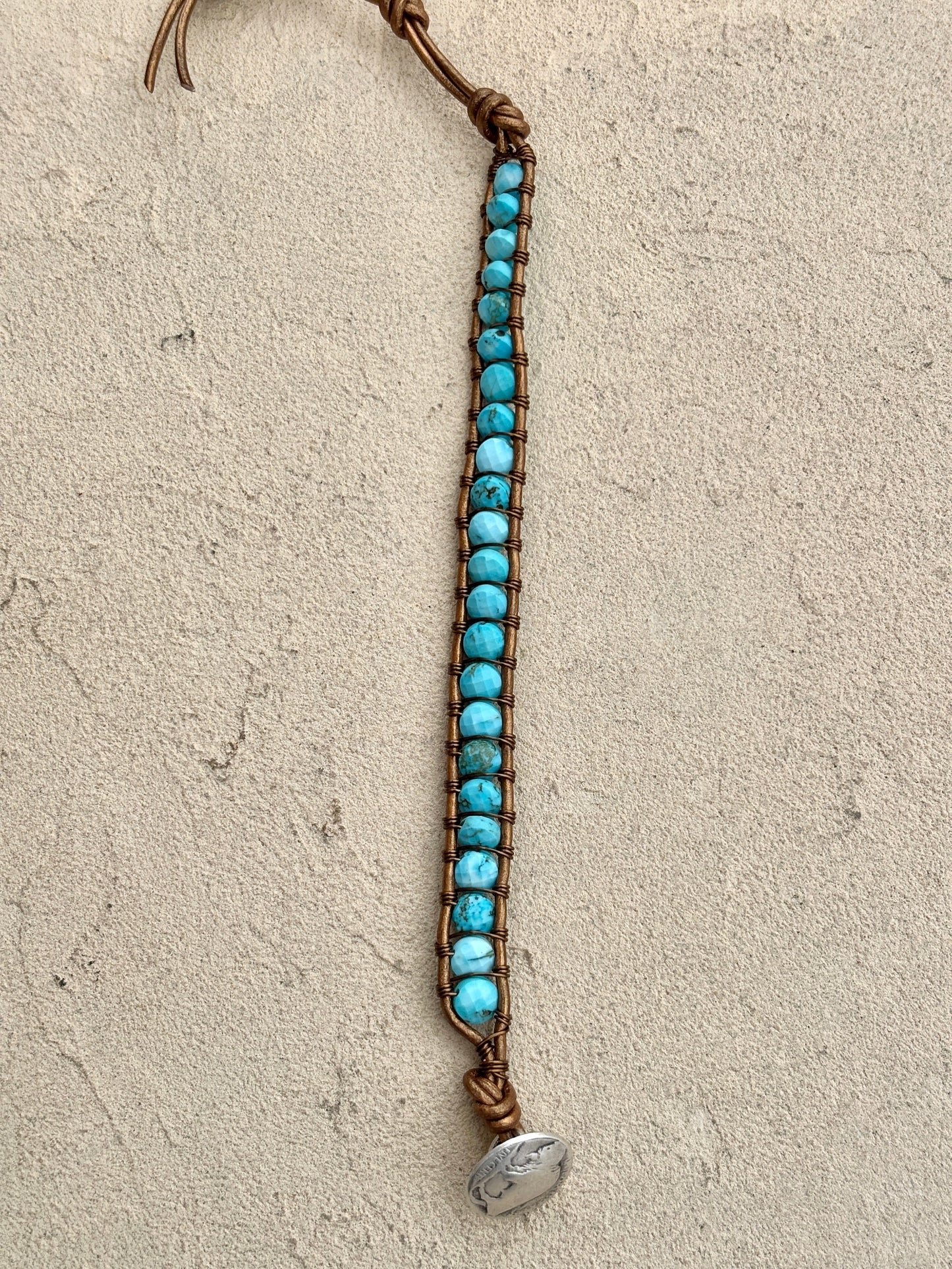 "Blue Seas" Bracelet Collection Heidi Duran Inventory Turquoise Magnesite