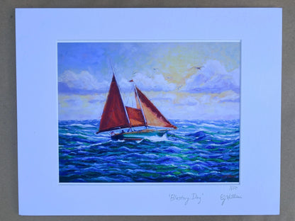 "Blustery" Giclee Print EJ Williams Consignment