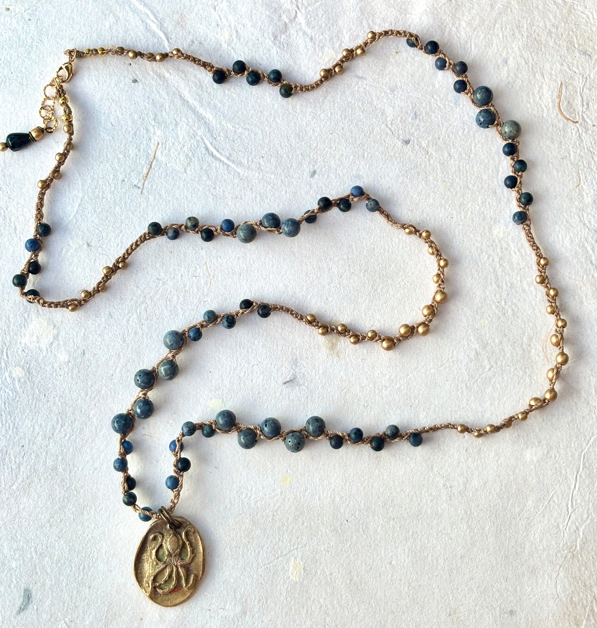 Bronze Pendant with Semi-Precious Stone (Assortment) Heidi Duran Inventory