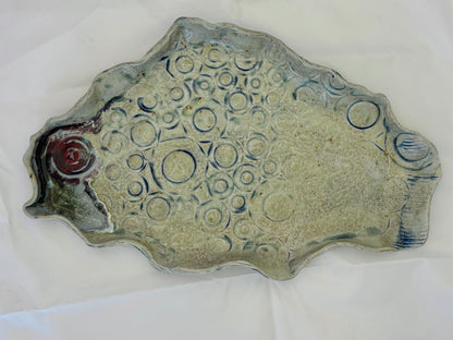 Bubble Patterned Fish Tray Juls Inventory 12" x 7.5" x 1"